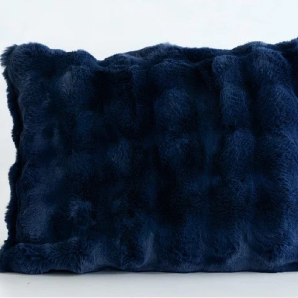 Minky couture X Osmond Standard Navy Sham